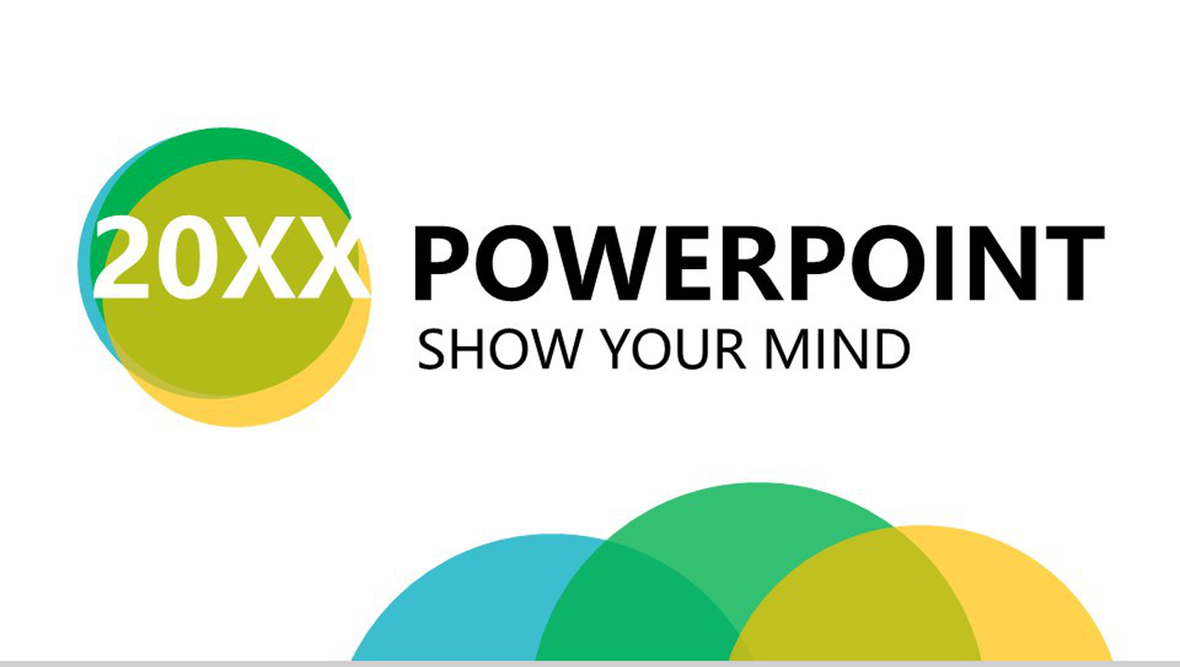 商务欧美风简洁通用PPT模板