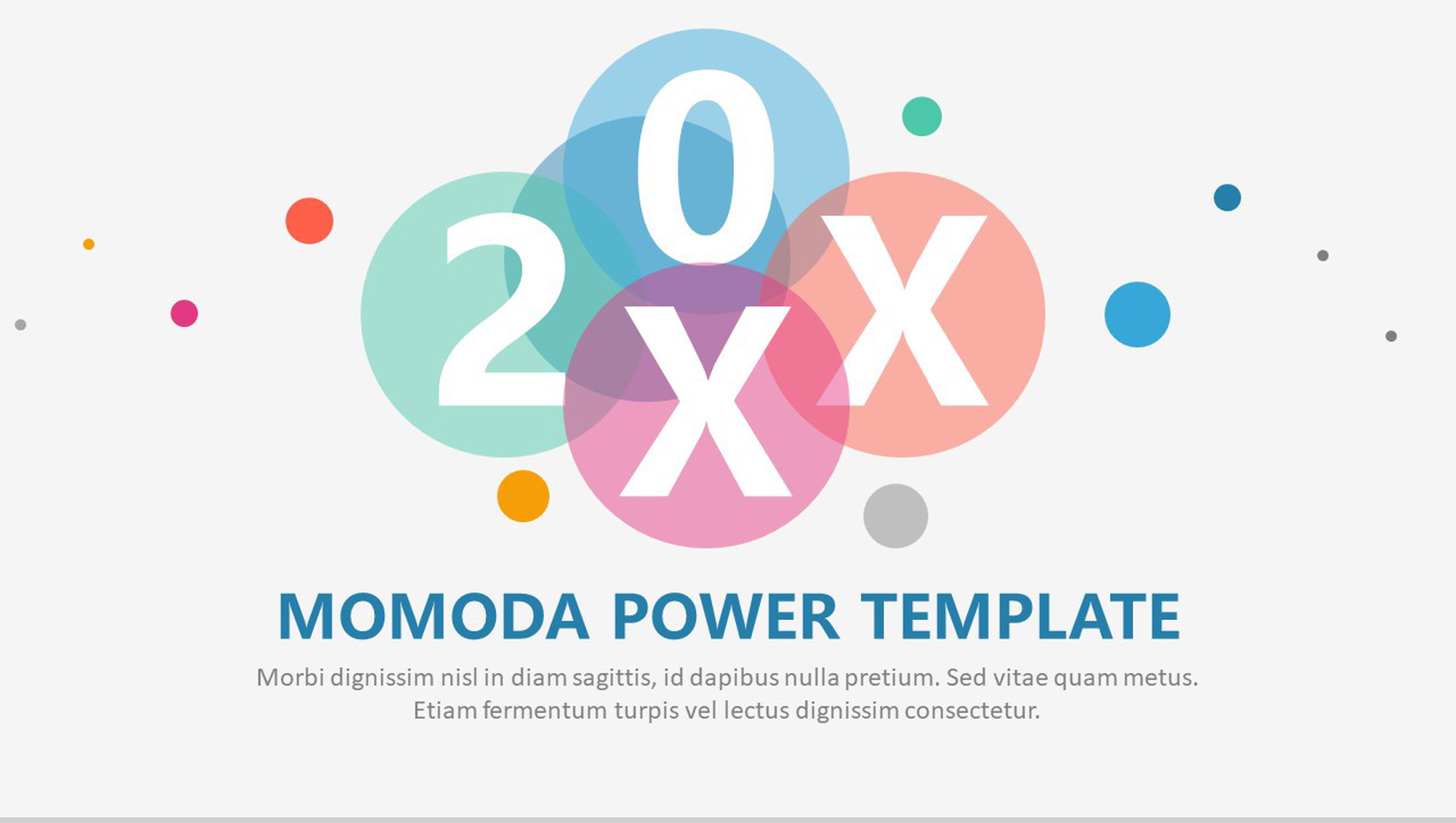 精美活泼小清新多功能PPT模板